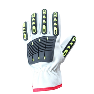 Gants d'impact en cuir Anti Impact 13 Jauge Hppe Liner Tpr Impact Nitrile Gants mécaniques Gants à main - Product Image 2