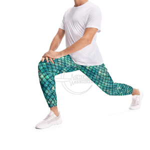 Pantalon de survêtement décontracté à quantité minimale de commande basse pour hommes, en coton à sublimation, taille haute, vêtements d'extérieur droits - Product Image 4