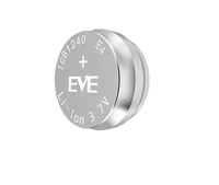 EVE ICB1240 E4 baterai Lithium Ion, alat listrik elektronik konsumen mainan Mp3 spesial jam tangan baterai Ion tombol isi ulang 50mAh