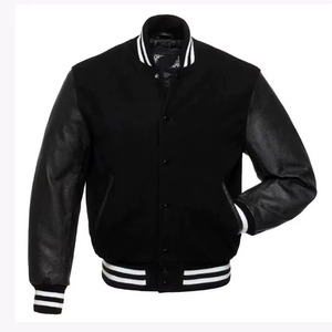Chaquetas Universitarias de Lana y Cuero de la Mejor Calidad, Servicio OEM, Chaquetas de Moda Urbana para Invierno, Último Diseño 2025 - Product Image 1