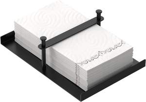 Servilletero Rectangular de Hierro Dorado Moderno y Duradero Hecho a Mano de 9x5.5x2.5 Pulgadas para Uso en el Hogar, Restaurantes y Bodas - Product Image 3