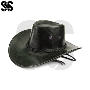 Sombrero de Vaquero Occidental de Cuero de Alta Calidad SHER SONS SPORTS, Mejor Venta 2026, Tamaño Ajustable, Colores Personalizados - Product Image 3