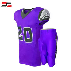 2024 Camiseta de fútbol con logotipo personalizado de calidad superior Servicio OEM de alta calidad Impresión por sublimación Diseño de equipo de fútbol americano - Product Image 5