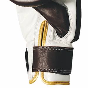 Nouvelle conception, logo personnalisé, gants de boxe légers, respirants, en cuir de vache véritable, pour la compétition. - Product Image 6