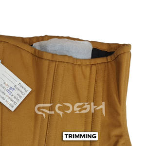 Faja Reductora de Cintura Corta, Moldeadora de Cuerpo, Corsé de Algodón Marrón, Proveedor |   Proveedor de corsés cortos de algodón marrón - Product Image 5