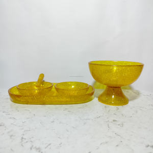 Nuevo Diseño de Ensaladera de Resina Estilo Europeo con Acabado Pulido, Tamaño y Color Personalizados para Bodas/Fiestas - Product Image 2