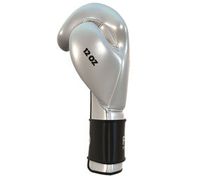 Guantes MMA de cuero con logotipo personalizado de alta calidad Guantes de boxeo transpirables de talla grande con empuñaduras para competición - Product Image 3