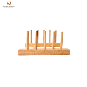 Eco-Friendly Wooden <b>Plate</b> Display <b>Stand</b>, Adjustable Tabletop Rack for Ceramic or Decorative <b>Plates</b> Showroom - Product Image 2