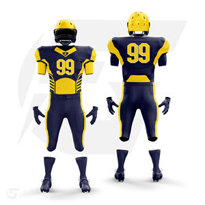 Venta al por mayor de uniforme de fútbol americano personalizado sublimado impreso de alta calidad de fútbol americano Jersey desgaste - Product Image 1