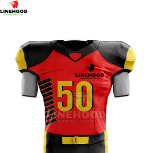 Uniforme de football américain personnalisé à manches courtes du fabricant de l'usine - Product Image 4