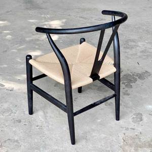 Woven Ash Wood <b>Dining</b> <b>Chair</b> for Stable Living Rooms Restaurants Home Office-GCF205 - Product Image 3