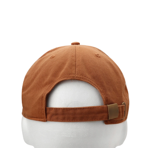 หมวกเบสบอลผ้าฝ้ายนิ่มปรับขนาดได้หมวกเบสบอล6แผงทองแดงแบบคลาสสิก - Product Image 2