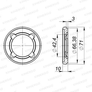 Tapa del Estator SCZF02 para ZF 4HP16; 5HP19, Embrague Cativo; 5HP19, Fricción Simple; 4HP20 - Product Image 2