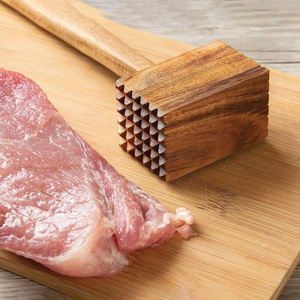 Wood <b>Meat</b> Needle Hammer Best Selling Wooden Kitchen Steak <b>Mallet</b> Hand Tenderizer From Vietnam - Product Image 2