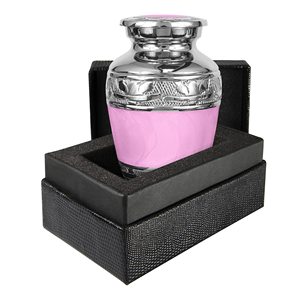 Pink Color Finest Quality Wholesale Selling Aluminium Material Human Cremation <b>Urns</b> <b>for</b> Bulk Buyers - Product Image 1