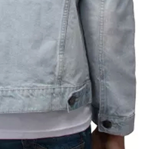 แจ็กเก็ตยีนส์สำหรับผู้ชายสำหรับใส่วิ่งเสื้อแจ็กเก็ตสำหรับ100% คอขนสัตว์คลุมทั้งปกดีไซน์ใหม่สำหรับฤดูหนาวผลิตตามสั่ง - Product Image 6