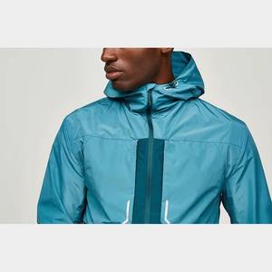 Veste coupe-vent en toile polyester/nylon pour homme, imperméable, hiver, surdimensionnée, patchwork, contraste de couleurs - Product Image 2