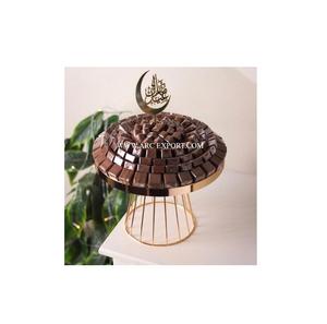 Luxury Metal Round Gold Polished <b>Chocolate</b> Stand Greatest Quality Large Size Decorating <b>Wedding</b> <b>Chocolate</b> Bowl and Platters - Product Image 1