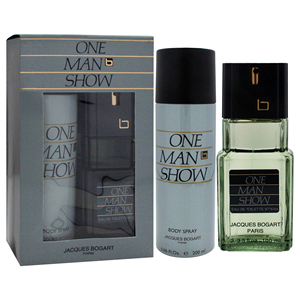 Jacques Bogart One Man Show 2 Pc Set regalo per uomo 3.3oz Spray e 6.6oz Spray per il corpo collezione di profumi Premium - Product Image 3