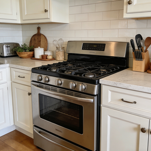 <span class=keywords><strong>Four</strong></span> encastrable Hyxion noir mat à convection, cuisinière à gaz en acier inoxydable pour cuisine moderne - Product Image 1