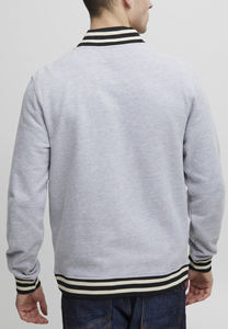 Blouson universitaire respirant à capuche pour moto, avec col montant et poignets, broderie chenille, personnalisable avec votre propre logo - Product Image 4