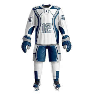 Uniforme deportivo de hockey sobre hielo para equipo, conjunto completo de sublimación personalizada de alta calidad, uniformes de hockey sobre hielo baratos de secado rápido - Product Image 2
