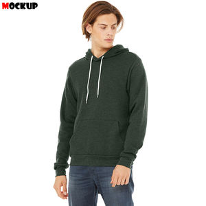 Pulls à capuche en coton mélangé de haute qualité pour hommes Impression numérique personnalisée Logo de broderie pour l'hiver - Product Image 2