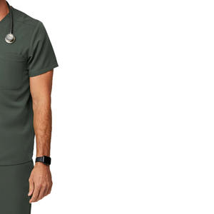 Scrubs pour infirmières hospitalières de qualité supérieure en polyester tricoté disponible dans toutes les couleurs et tailles faciles à porter en gros - Product Image 2