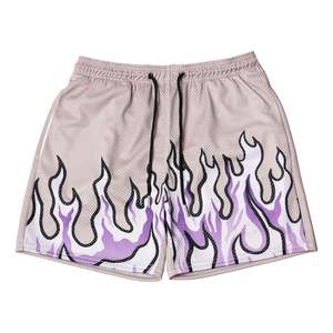 Acheter un short en maille de basket-ball respirant de haute qualité, conception de logo personnalisé, short en maille de gymnastique en polyester par sublimation - Product Image 6