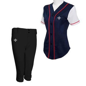 Concevez vos propres uniformes de softball respirants 100% polyester Couleurs et tailles personnalisées Vêtements d'équipe - Product Image 1
