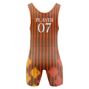 Collants de lutte d'équipe américaine W4G personnalisés pour hommes, avec sangle réglable imprimée par sublimation personnalisée, fermeture à enfiler - Product Image 3