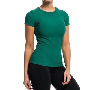 Mujeres gimnasio Fitness venta al por mayor camiseta ropa para mujer verano Mujer camiseta LadiesT-Shirt marcas personalizadas 2026 - Product Image 1