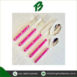 Juego de cubiertos de vajilla de excelente calidad, juego de cubiertos con mango de resina para uso en bodas, disponible con logotipo personalizado a buen precio - Product Image 3