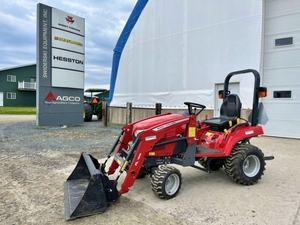 Tractor de ruedas multifuncional 2022 Massey Ferguson GC1723E 35HP AGCO POWER Engine 4WD Caja de cambios automática y bomba para agricultura - Product Image 3