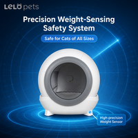 Bac à litière automatique pour chat, toilette pour chat, 65L, extra large, isolation des odeurs, pour plusieurs chats, application WiFi, fourniture d'usine