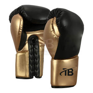 Gants de boxe personnalisés de haute qualité avec logo, fermeture à lacets anti-humidité, taille ajustable, en cuir - Vente en gros - Product Image 2