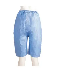 מכנסי קולונוסקופיה חד פעמיים כחול כהה SMS רפואי בדיקת חולים מכנסיים קצרים לניתוח