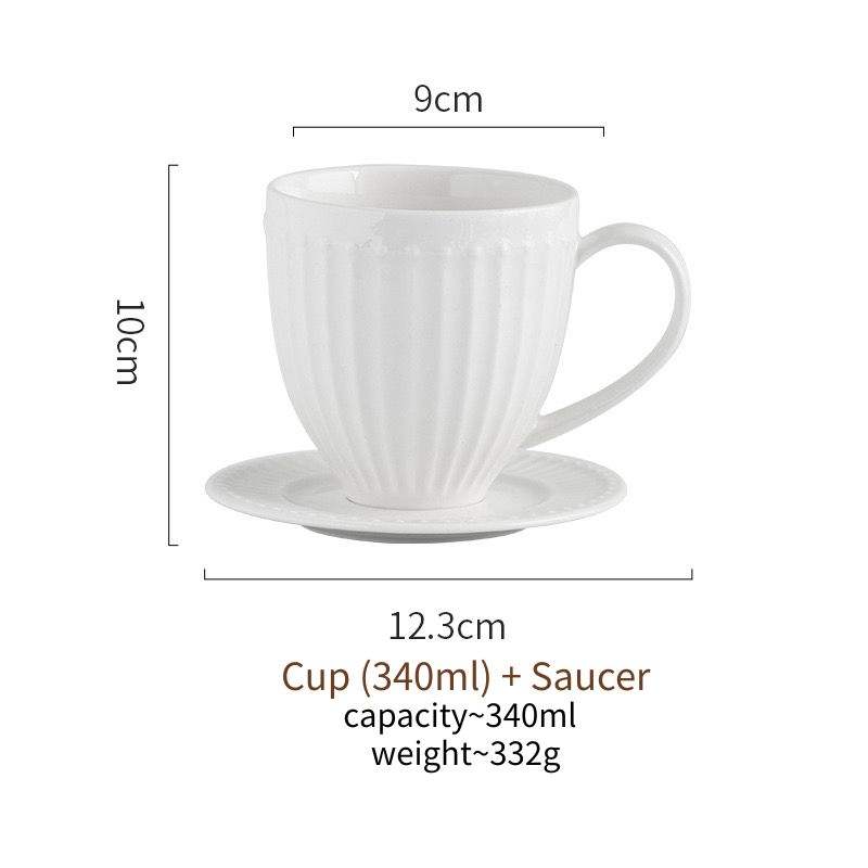 Cup (340ml) + Saucer