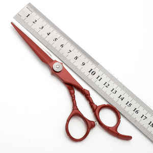 Juego de tijeras de peluquería de hoja recta de acero inoxidable Juego de tijeras de 2 piezas - Product Image 4