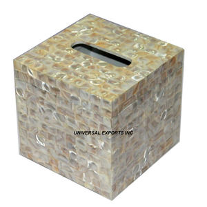 Boîte à mouchoirs en bois de table faite à la main en gros porte-mouchoirs de luxe forme rectangulaire nouvelle boîte à mouchoirs en bois de luxe - Product Image 4