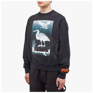 Sudaderas de gran tamaño para hombre Sudaderas de gran tamaño básicas de alta calidad para hombre Color único - Product Image 4