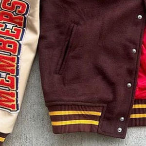 Chaquetas Varsity de Borrego Antibacterianas para Hombre y Mujer, de Alta Calidad, en Todos los Tamaños y Colores, Estilo Nuevo con Cuello Alto - Product Image 6