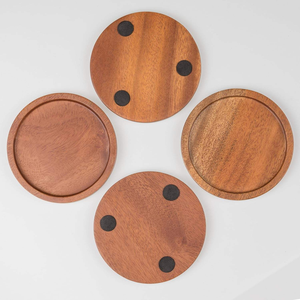Wholesale Indian Handcrafted Bamboo Wood Eco-Friendly Contemporary Tea Coaster <b>Mat</b> Customized Thickness for <b>Table</b> Use Saniya - Product Image 2