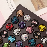 Perles en céramique et porcelaine de 16 mm, motif léopard, strass et cristal, nouveau style, rondes et colorées pour collier DIY, vente en gros CHANGAO CA446