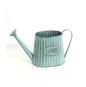 Canne d'arrosage décorative en métal galvanisé de jardin couleur argent et marron Nouvelle arrivée bidon d'eau intérieur et extérieur - Product Image 2