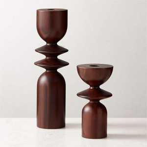 Latest Model Design <b>Wooden</b> Candle Holder Which Attractive Unique Shape and Size - Product Image 1