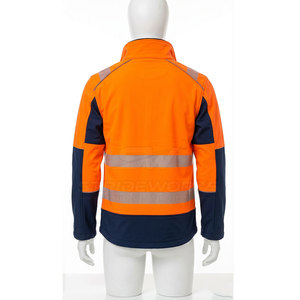 Outdoor Waterproof Windproof Reflective Fleece Lined <b>Softshell</b> <b>Jacket</b> Lightweight Breathable Hi <b>Visibility</b> Workwear Casual Daily - Product Image 3