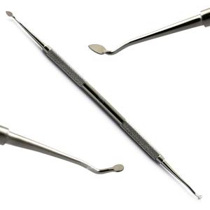 Instruments dentaires à double extrémité Excavatrice discoïde et outils de chirurgie dentaire pour sculpter les amalgames de restauration - Product Image 1