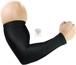 Custom Logo Breathable Unisex Adult Basketball Football <b>Compression</b> Sports <b>Arm</b> <b>Sleeves</b> UV Sun Protection Cycling - Product Image 3