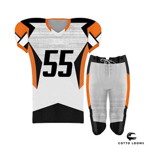 Camiseta y uniforme de fútbol americano OEM directo de fábrica, fabricante de ropa de equipo de tela de malla de secado rápido duradero - Product Image 4